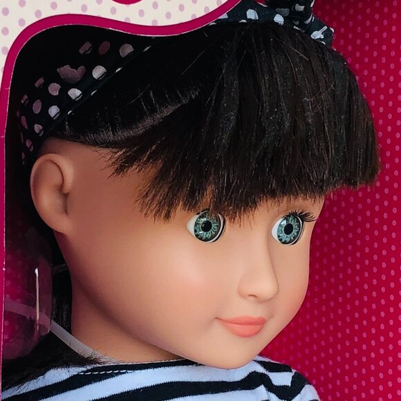 New in Box Our Generation 18" Retro Doll-Peggy Brunette - Picture 10 of 16